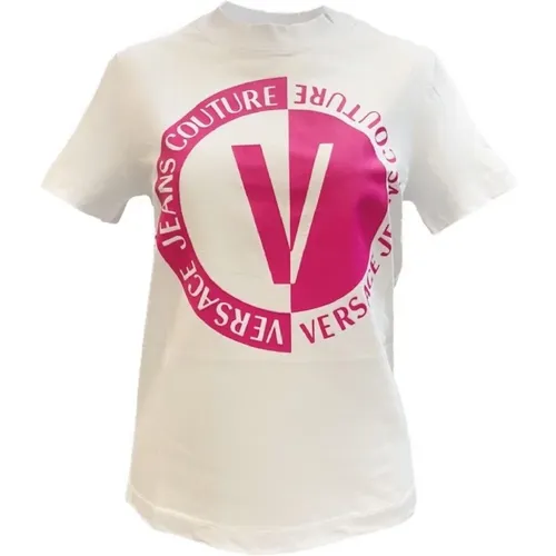 Women`s Logo Front T-shirt - , female, Sizes: S - Versace Jeans Couture - Modalova