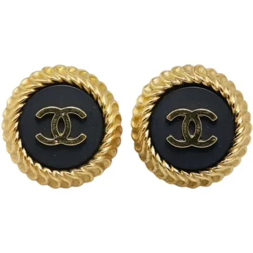 Pre-owned Metal earrings , female, Sizes: ONE SIZE - Chanel Vintage - Modalova