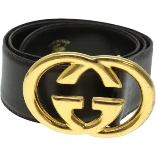 Pre-owned Leather belts , female, Sizes: ONE SIZE - Gucci Vintage - Modalova