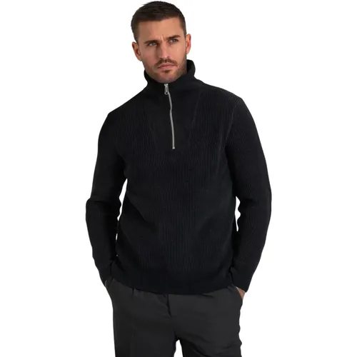 Baumwoll Troyer Pullover - Marc O'Polo - Modalova