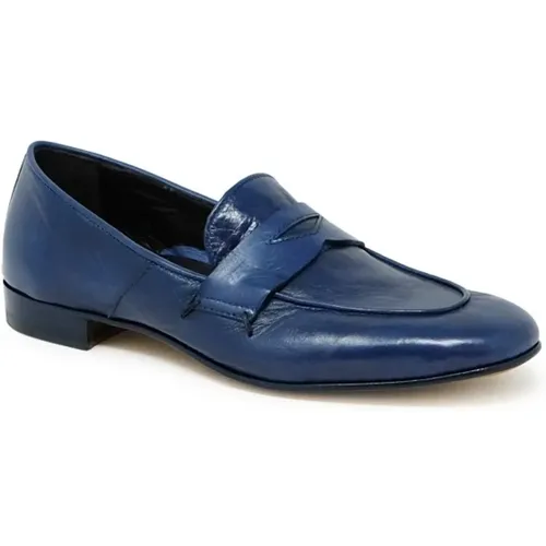 Blaue Lederschuhe Ballerinas Ss24 , Damen, Größe: 37 EU - Mara Bini - Modalova