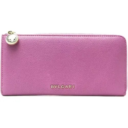 Pre-owned Leather wallets , female, Sizes: ONE SIZE - Bvlgari Vintage - Modalova