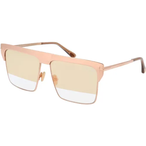 Stylish West Sunglasses for Summer , male, Sizes: 59 MM - Tom Ford - Modalova