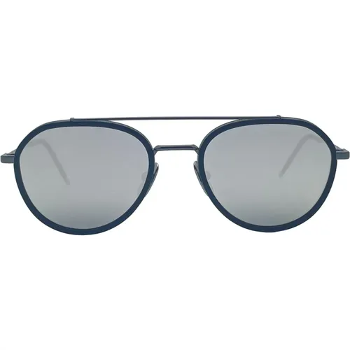 Matte Aviator Sunglasses , male, Sizes: ONE SIZE - Thom Browne - Modalova