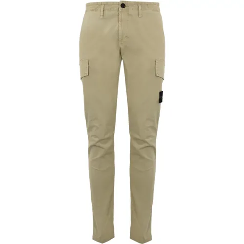 Slim-fit Trousers , male, Sizes: W33, W40 - Stone Island - Modalova