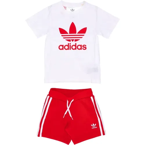 Kinder T-Shirt Set - Besser Scarlet - Adidas - Modalova
