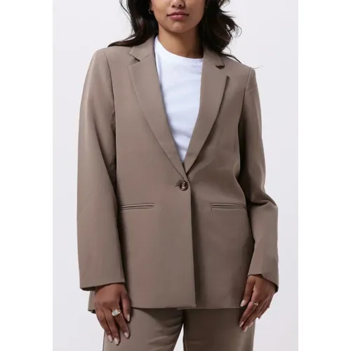 Kamel Anzug Blazer für Damen , Damen, Größe: XL - NEO NOIR - Modalova