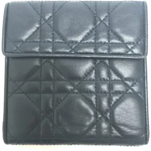 Pre-owned Leather wallets , female, Sizes: ONE SIZE - Dior Vintage - Modalova