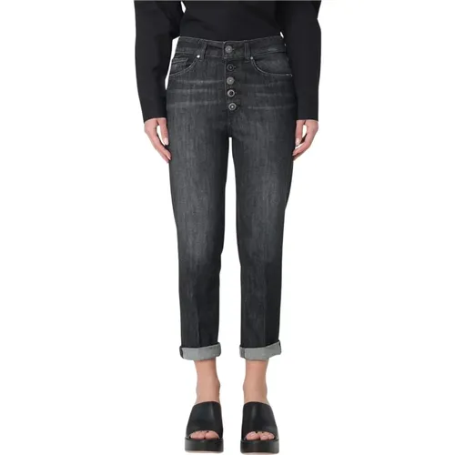 Cropped Jeans , female, Sizes: W25, W27, W26, W24 - Dondup - Modalova