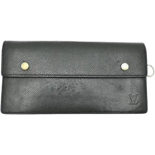 Pre-owned Leather wallets , male, Sizes: ONE SIZE - Louis Vuitton Vintage - Modalova