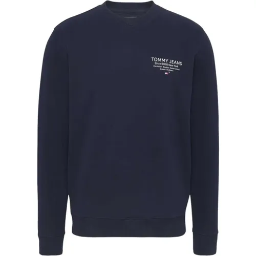 Stylish Sweatshirt , male, Sizes: XL, M, S, L, XS - Tommy Jeans - Modalova