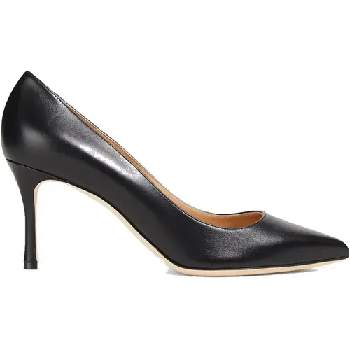 Leather Pointed Toe Pumps , female, Sizes: 5 1/2 UK - Sergio Rossi - Modalova