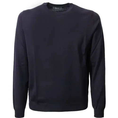 Wool Crew Neck Sweater , male, Sizes: 3XL, XL, M, 2XL, 4XL - Zanone - Modalova