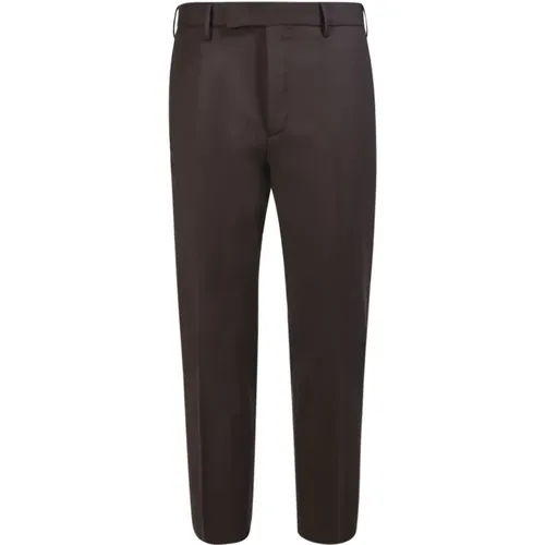 Straight trousers in irgin wool by , male, Sizes: M - PT Torino - Modalova