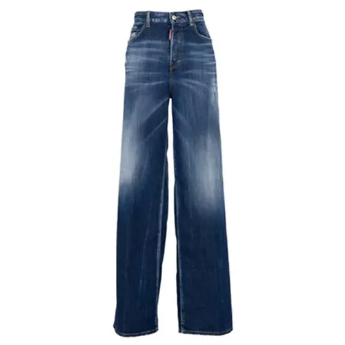 Blaue Jeans Damenmode Ss24 , Damen, Größe: 3XS - Dsquared2 - Modalova