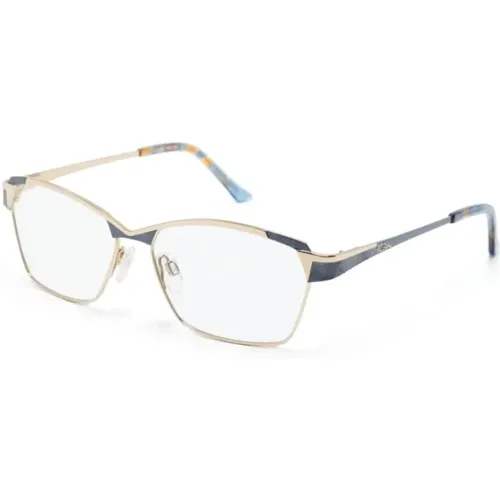 Blaue Optische Brille mit Originalzubehör , Damen, Größe: 56 MM - Cazal - Modalova
