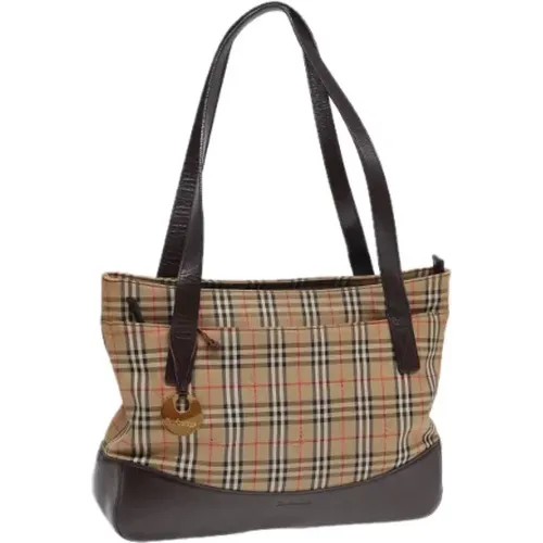 Pre-owned Canvas shoulder-bags , female, Sizes: ONE SIZE - Burberry Vintage - Modalova