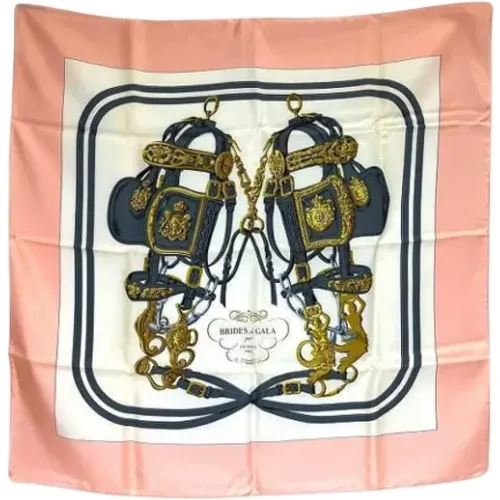 Pre-owned Silk scarves , female, Sizes: ONE SIZE - Hermès Vintage - Modalova