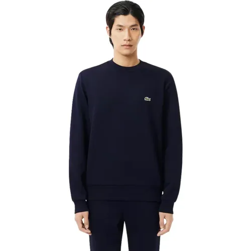 Basic Sweater Herren Dunkelblau , Herren, Größe: XS - Lacoste - Modalova