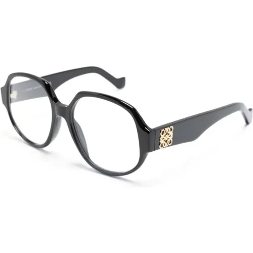 Klassische Schwarze Optische Brille , Damen, Größe: 54 MM - Loewe - Modalova
