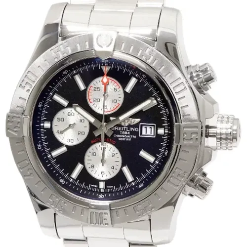 Pre-owned Metal watches , male, Sizes: ONE SIZE - Breitling Pre-owned - Modalova