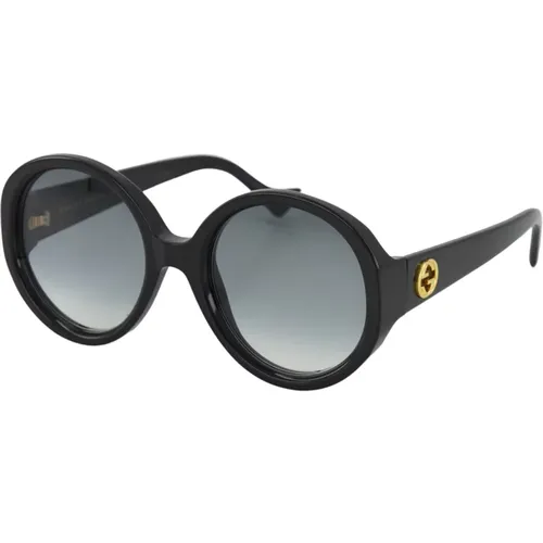 Bold Oversize Round Sunglasses / , unisex, Sizes: L - Gucci - Modalova