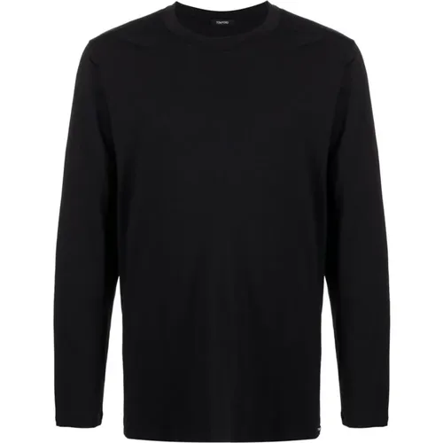 Mens Clothing T-Shirts Polos Ss24 , male, Sizes: S - Tom Ford - Modalova