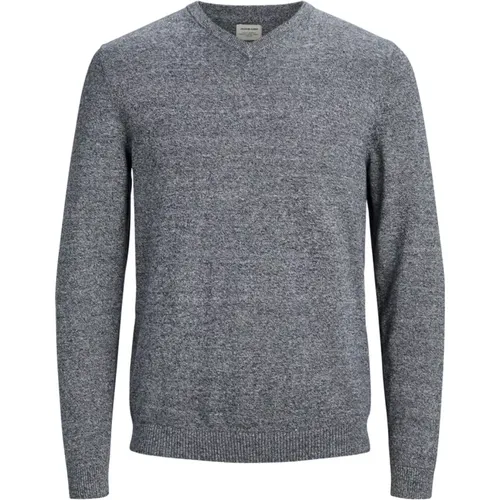 Herren Basic Strick V-Ausschnitt , Herren, Größe: XS - jack & jones - Modalova