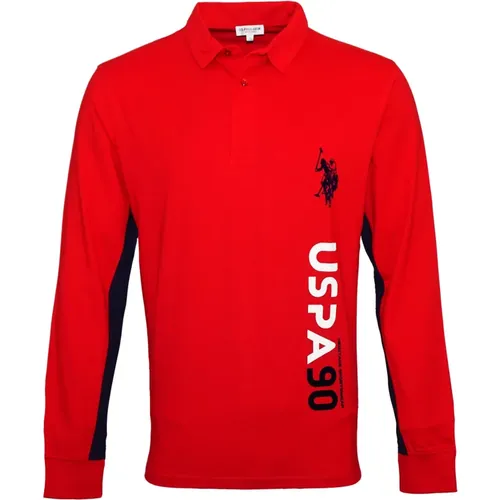 Langarm Polo Shirt für Freizeit und Sport , Herren, Größe: 3XL - U.S. Polo Assn. - Modalova