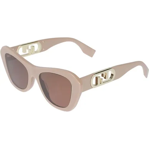 Elevate Your Style with Sleek Sunglasses , unisex, Sizes: 52 MM - Fendi - Modalova