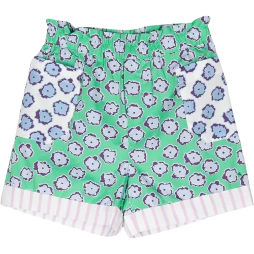 Blumige Kinder-Shorts Grün - Scotch & Soda - Modalova