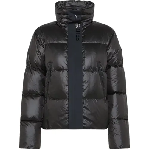 Lightweightylon Bomber Coat with Technical Details , female, Sizes: L, M, XL - Peuterey - Modalova