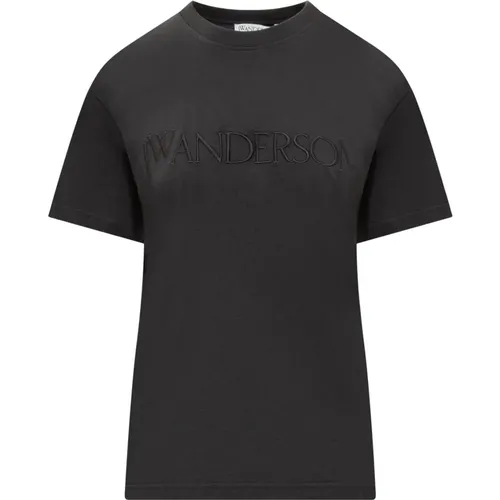 Logo Embroidery Tee , female, Sizes: 2XS, S, XS - JW Anderson - Modalova