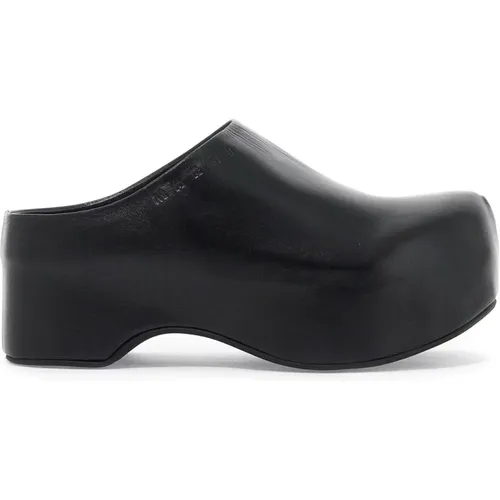 Chunky Clog Sabot with Wooden Platform , female, Sizes: 3 UK - Marni - Modalova