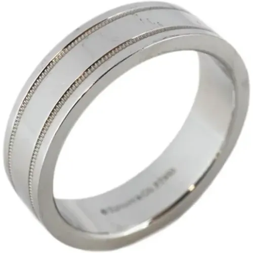 Pre-owned Platinum rings , male, Sizes: ONE SIZE - Tiffany & Co. Pre-owned - Modalova