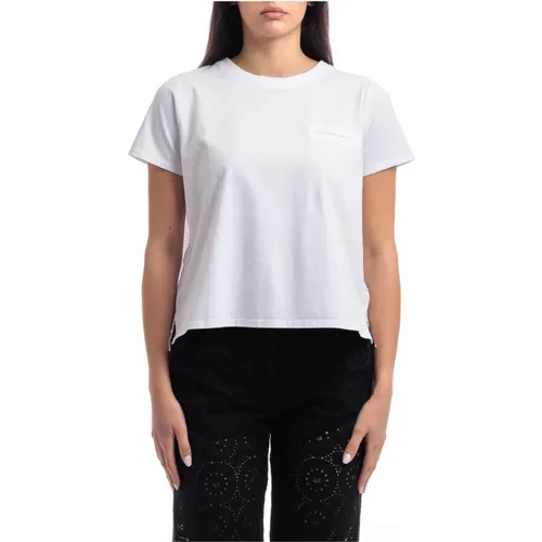 Klassisches T-Shirt , Damen, Größe: M - Seventy - Modalova