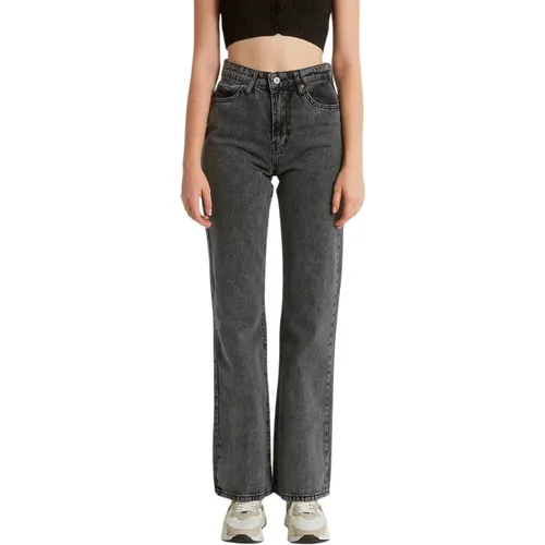 Basic Jeans High Waist - D83578 , Damen, Größe: W30 - catwalk - Modalova