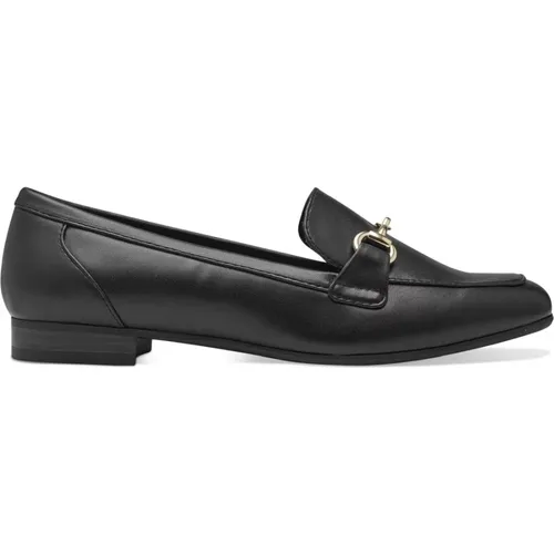 Schwarze Loafers für Frauen , Damen, Größe: 38 EU - marco tozzi - Modalova