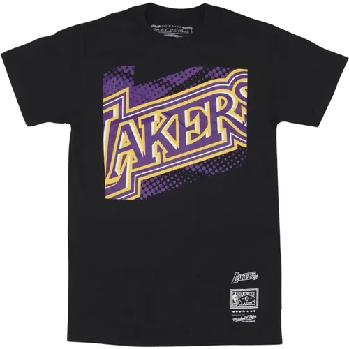 NBA Big Face Tee Loslak Schwarz , Herren, Größe: XL - Mitchell & Ness - Modalova