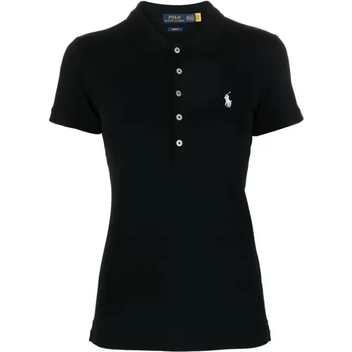 Julie Slim Polo Shirt , Damen, Größe: XS - Ralph Lauren - Modalova