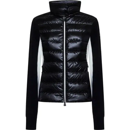 Quilted Sweater with Track Suit , female, Sizes: XS, S - Moncler - Modalova