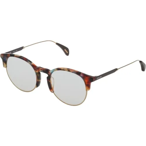 Braune Azetat Damen Sonnenbrille , Damen, Größe: 55 MM - Police - Modalova