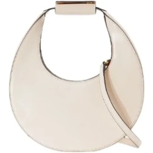 Cremefarbene Mini Moon Tasche , Damen, Größe: ONE Size - Staud - Modalova