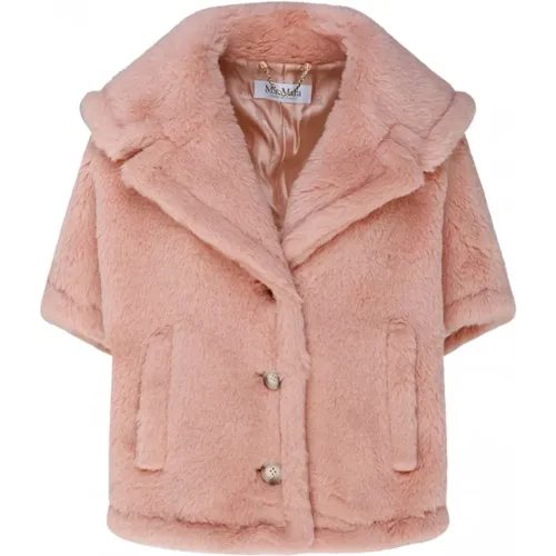 Luxury Faux Fur Shearling Jackets , female, Sizes: M/L - Max Mara - Modalova