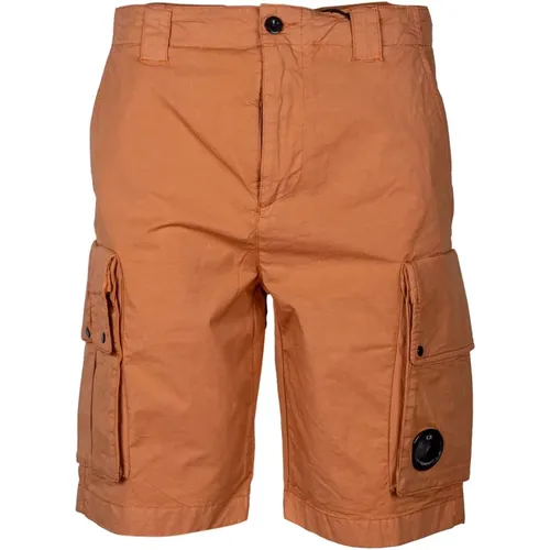 Cargo Bermuda Shorts in Cotton , male, Sizes: L, XL, M, S - C.P. Company - Modalova