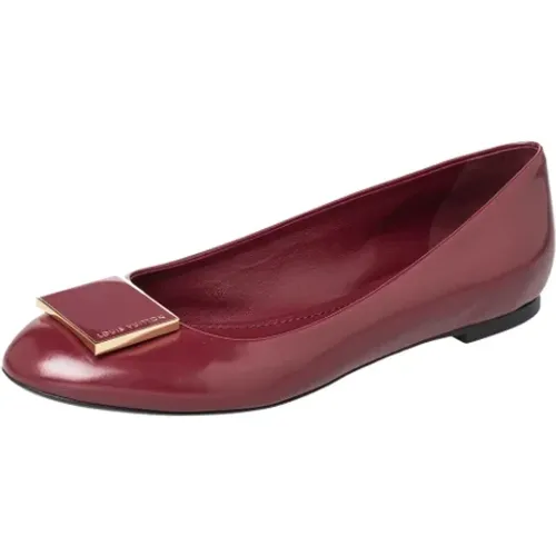 Pre-owned Leather flats , female, Sizes: 6 UK - Louis Vuitton Vintage - Modalova