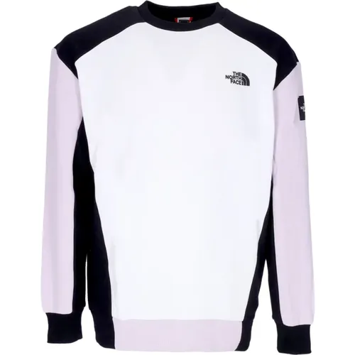 Saisonales Crewneck Sweatshirt Weiß/Lavendel/Schwarz , Herren, Größe: XS - The North Face - Modalova