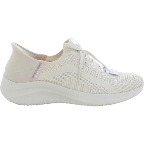 Damen Ecru Ultra Flex 3.0 Brill Schuhe , Damen, Größe: 41 EU - Skechers - Modalova