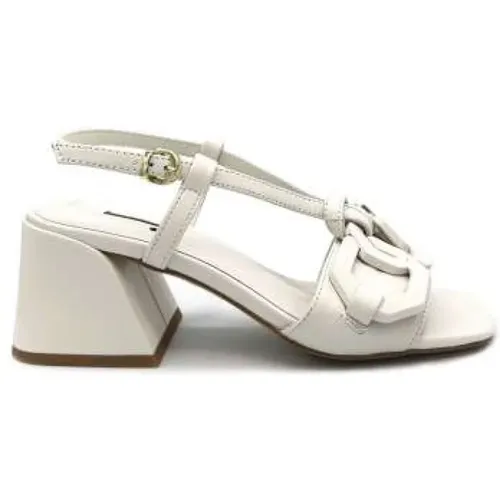 Leather Sandal with Adjustable Strap , female, Sizes: 2 UK, 3 UK, 8 UK - Jeannot - Modalova