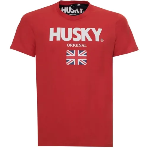 T-Shirts , Herren, Größe: S - HUSKY ORIGINAL - Modalova